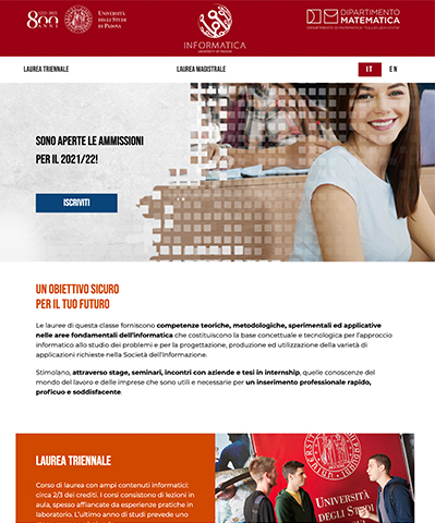 Design Portale Informatica
